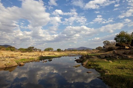 Ruaha river view from Ruaha River Lodge