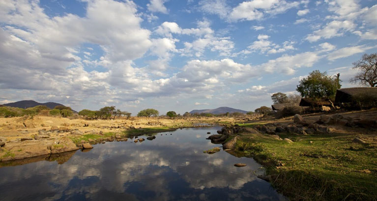 Ruaha river view from Ruaha River Lodge