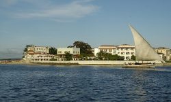 1103 View of Inn from the Sea