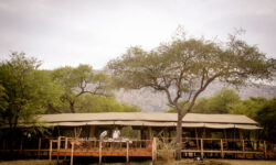 Mess Tent Exterior at Dunia Camp