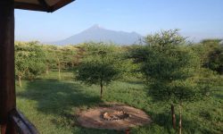 View of Mount Kilimanjaro from Kilivilla