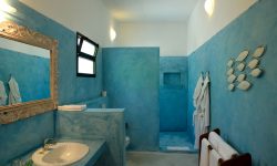 Beach pavilion bathroom