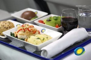 Business Class Meal