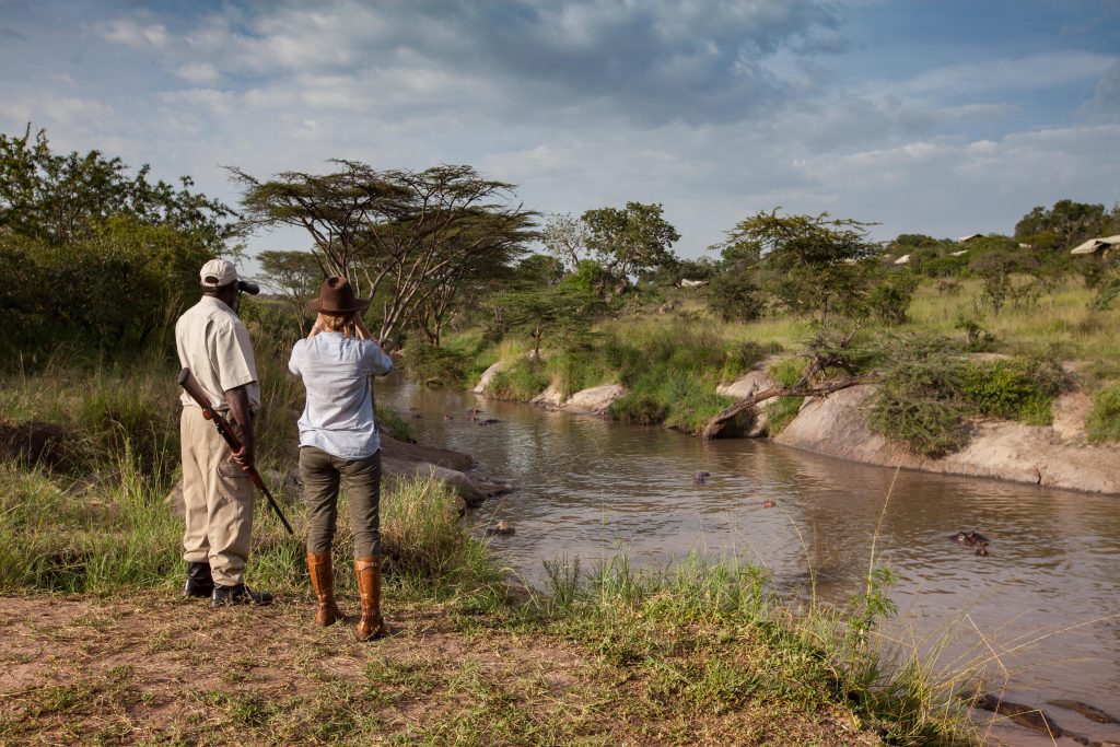 Serengeti Migration Camp - activities - guided bush walk along the Grumeti River